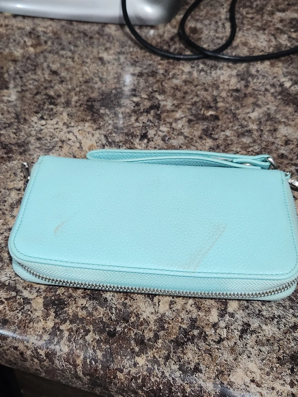 Jewell By Thirty One Womens Zip-Around Wallet - Aqua/Mint